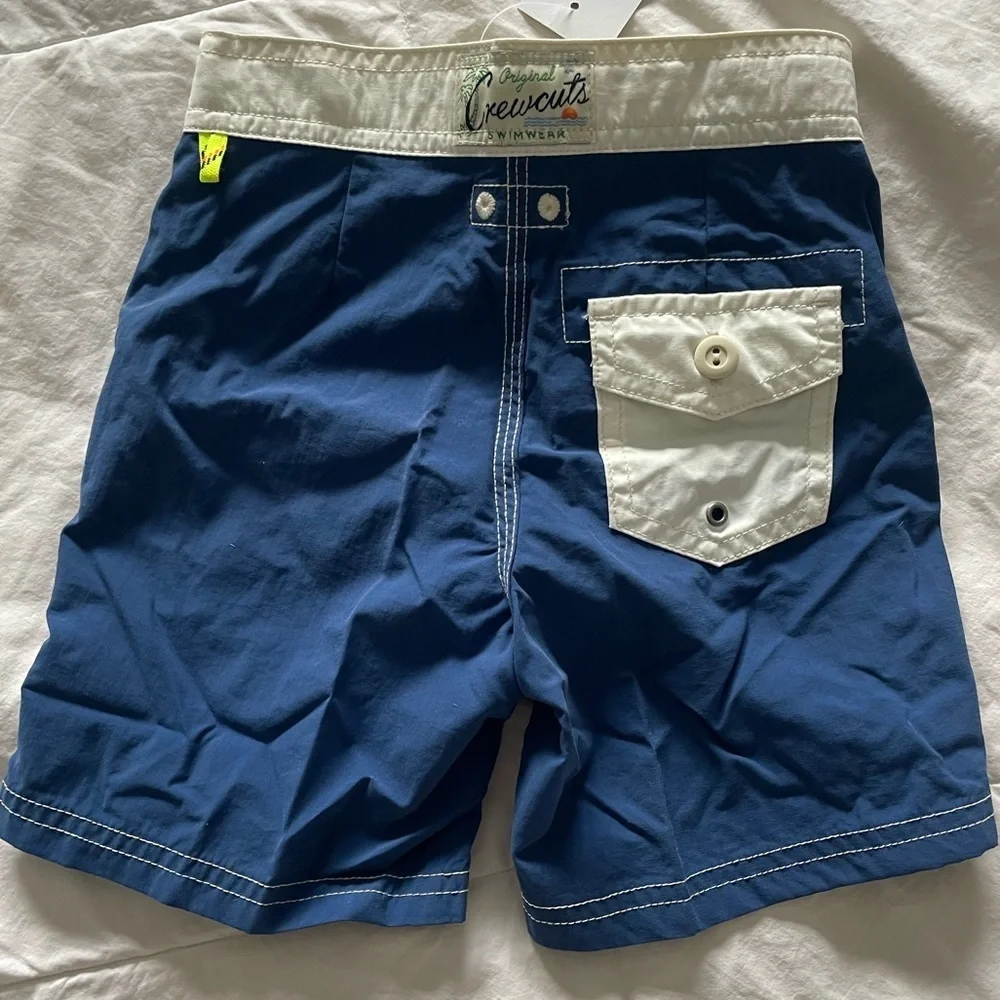 NWT - Crewcuts Boys Board Shorts - Midnight Blue - Size: 3
